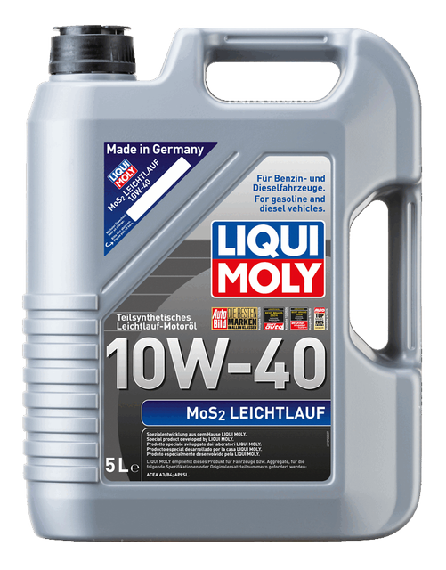 Liqui Moly MoS2 Leichtlauf 10W-40 — Aceite Motor con Disulfuro de Molibdeno