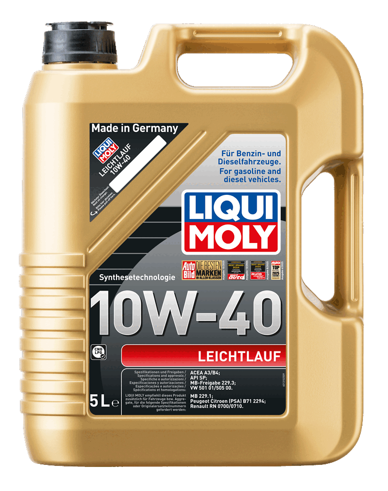 Liqui Moly Leichtlauf 10W-40 — Aceite Motor Semisintético