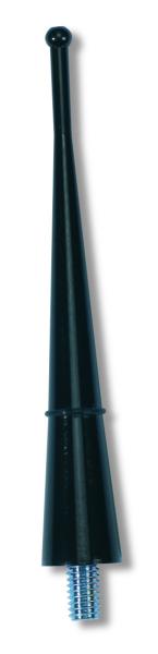 Antena Aluminio Negra 9 cm