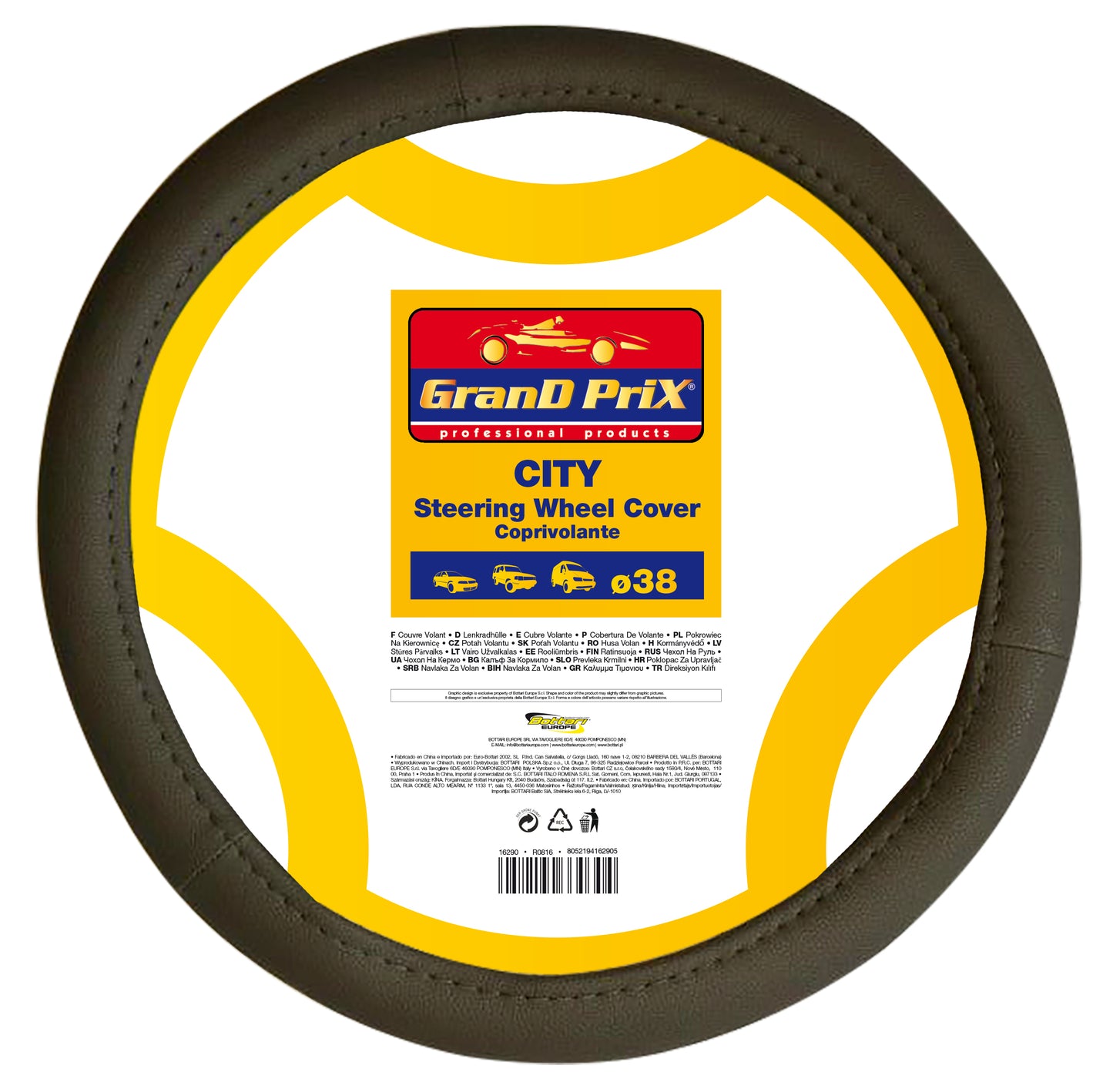 Cubrevolante Gris 38 cm