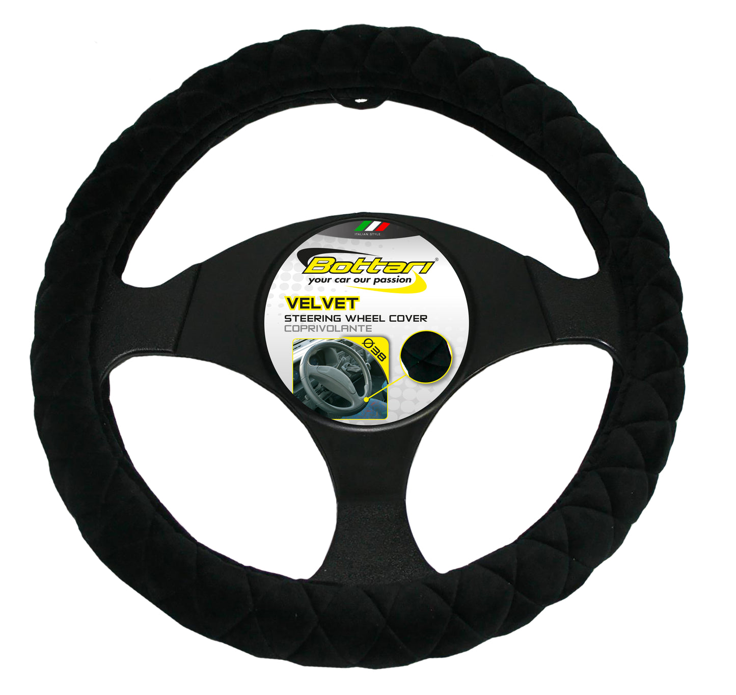 Cubrevolante Velvet 38 cm