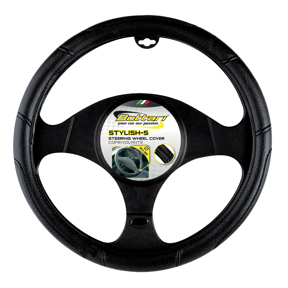 Cubrevolante Stylish Negro 34-35 cm