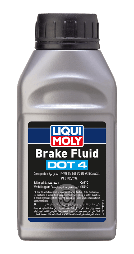 Liqui Moly Líquido de Frenos DOT 4 — Frenos y Embrague Hidráulico