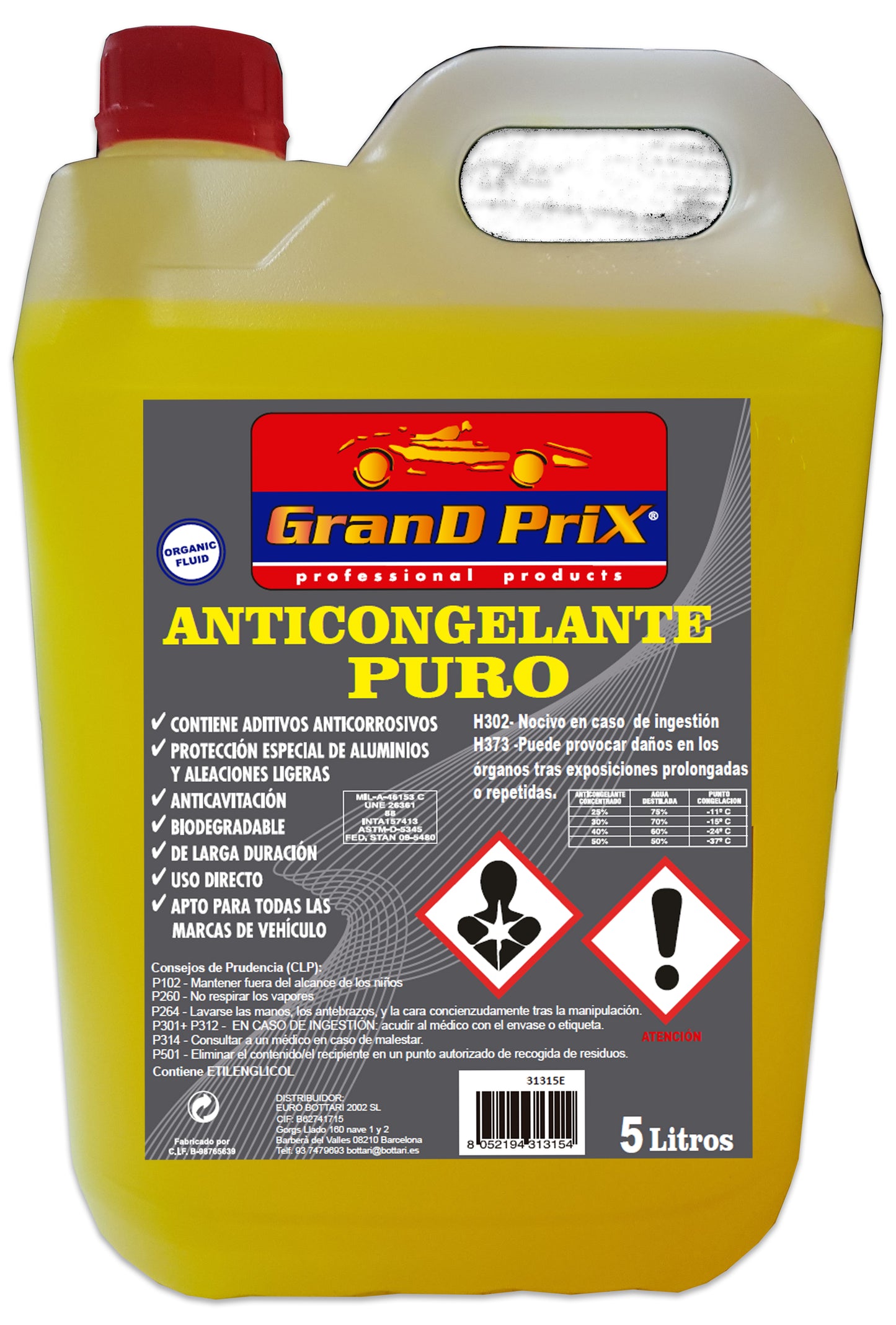 Anticongelante Puro 5 L