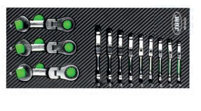Set de 22 Llaves Combinadas Cromadas JBM