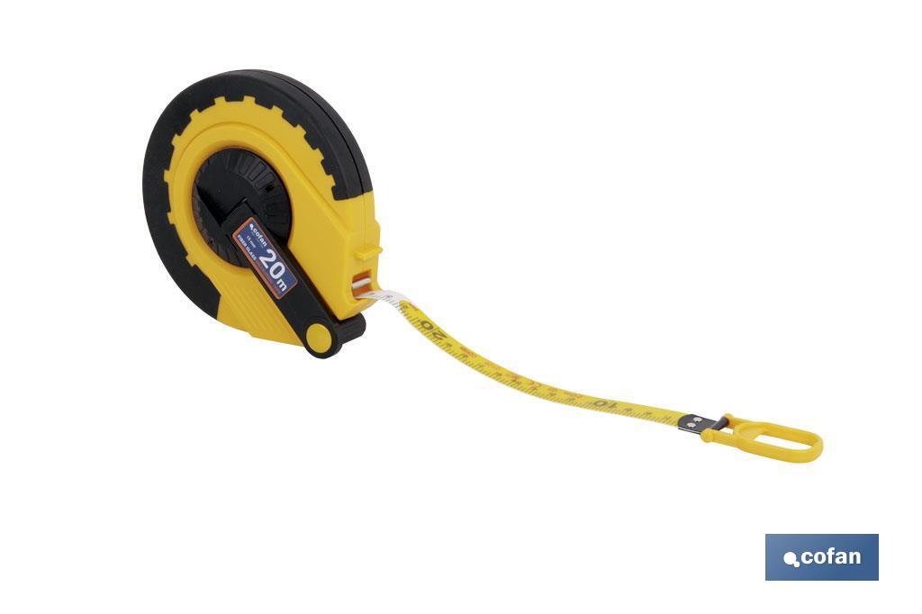 CINTA MÉTRICA FIBRA VIDRIO/ABS 50 Mts