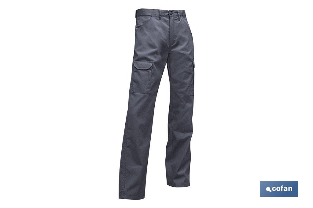 PANTALON TRABAJO "SERVET" 245 gms/m GRIS T-40