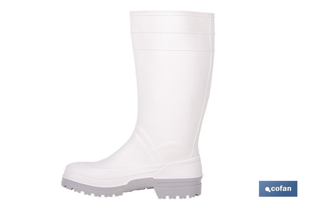 BOTA AGUA PVC BLANCA TALLA 37