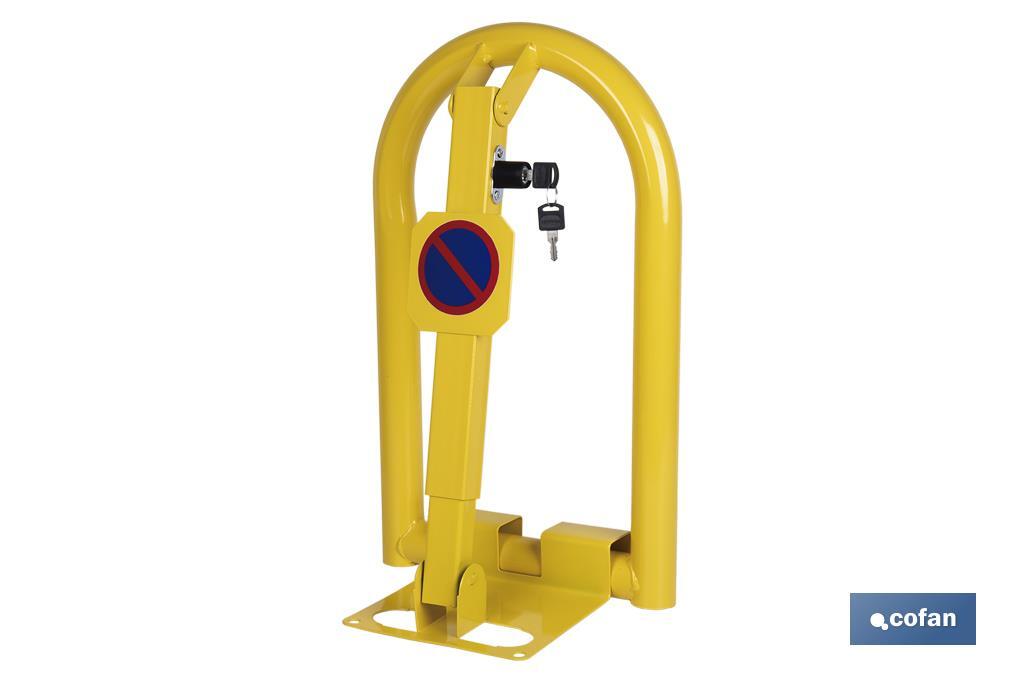 BLOQUEO PARKING AMARILLO 300X500 MM