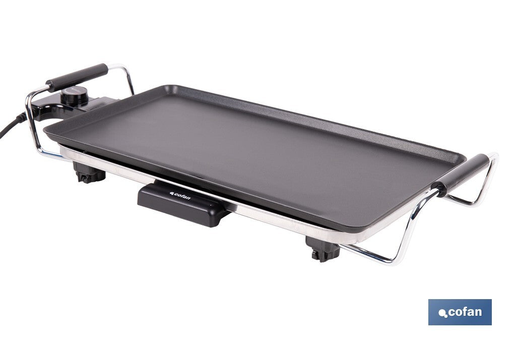 PLANCHA DE ASAR ELECTRICA 2000W 45 X 25 X 7 CM