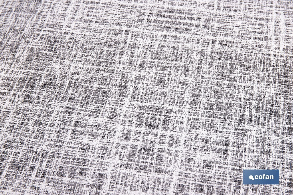 ROLLO DE ALFOMBRA JASPEADA GRIS MARENGO 50% ALGODÓN 50% POLIÉSTER 50 CM X 15 M