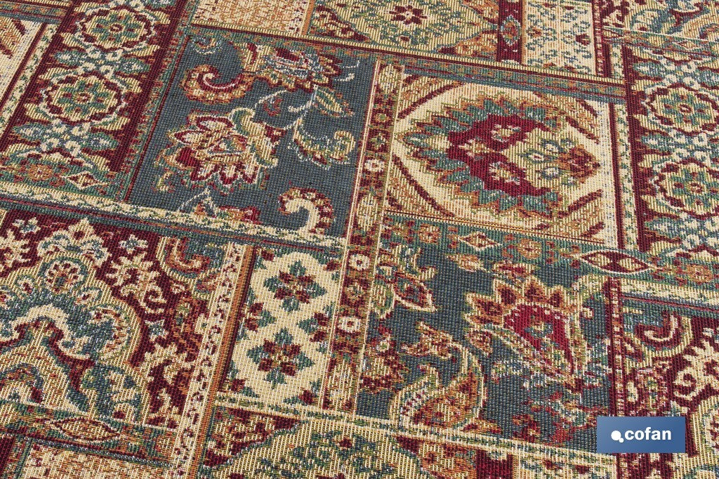 ROLLO DE ALFOMBRA DISEÑO EGIPCIO 50% ALGODÓN 50% POLIÉSTER 50 CM X 15 M