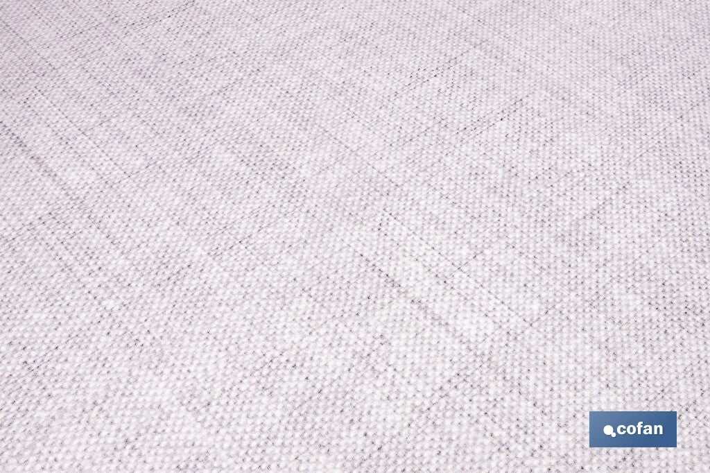 ROLLO DE ALFOMBRA VINÍLICA CON EFECTO JASPEADO GRIS CLARO 84% VINILO 16% POLIÉSTER 52 CM X 20 M
