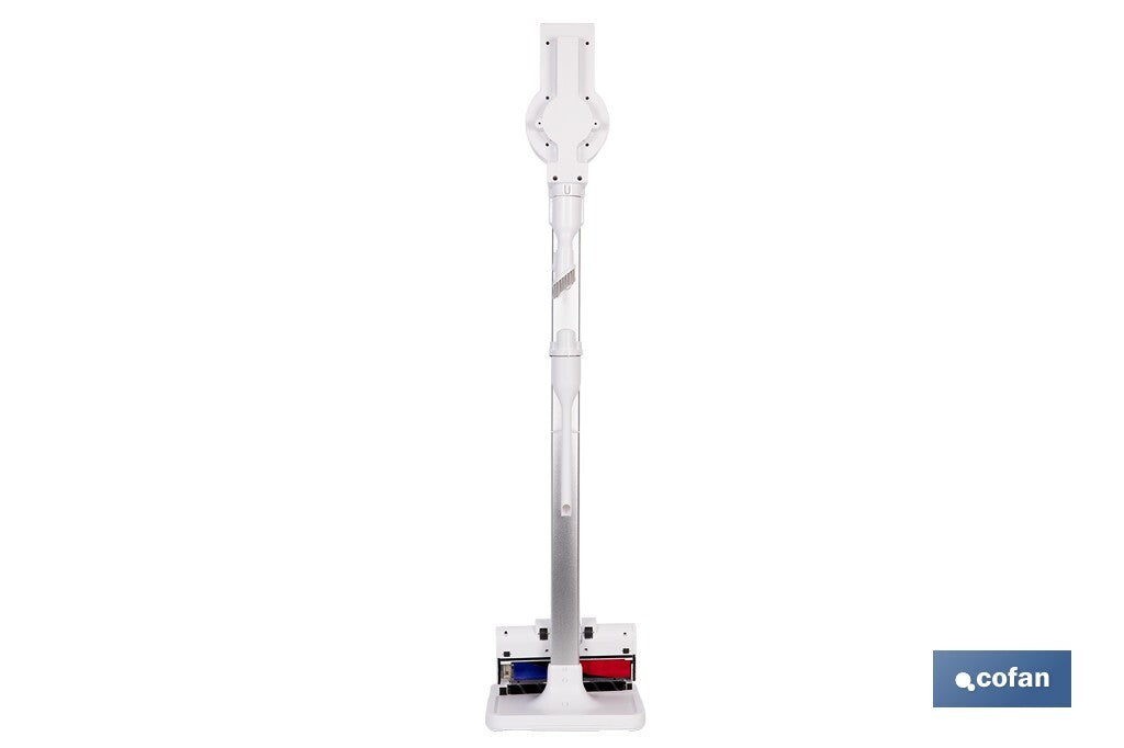 ASPIRADORA SIN CABLE CON BASE DE CARGA COLOR BLANCO