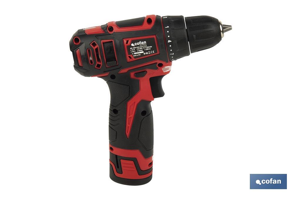 TALADRO ATORNILLADOR A BATERÍA 12 V 1150 RPM