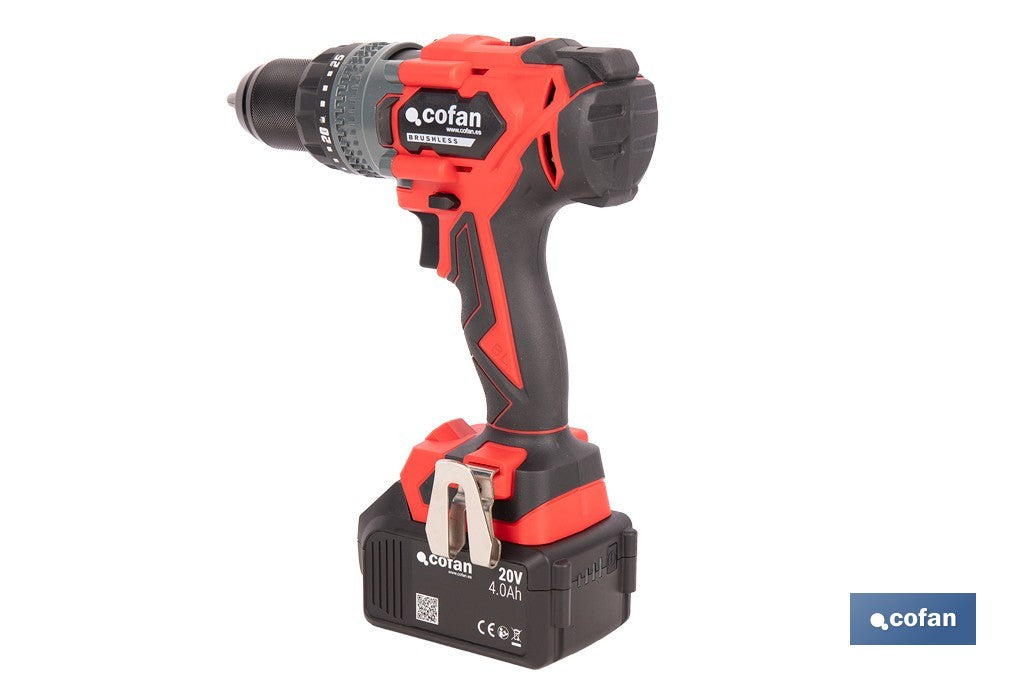TALADRO PERCUTOR A BATERÍA Li-ion 20 V 2000 RPM 150 Nm SIN CARGADOR NI BATERÍA