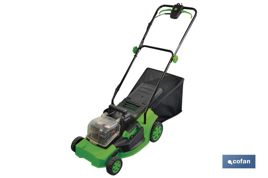 CORTACÉSPED ELÉCTRICO CON RUEDAS 36V 3200 RPM 5 POSICIONES DE CORTE