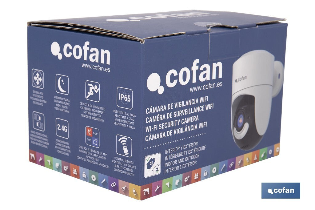 CAMARA DE VIGILANCIA INTERIOR Y EXTERIOR CON WIFI