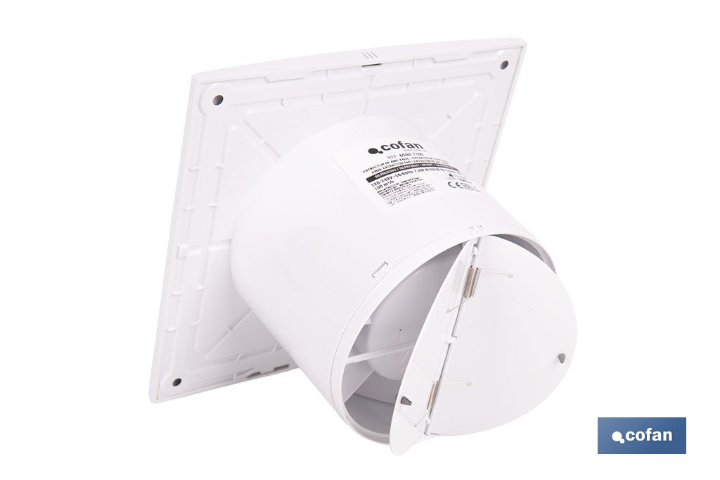 EXTRACTOR DE AIRE AXIAL SILENCIOSO 7,8 W 150 X 131 MM Ø100 MM