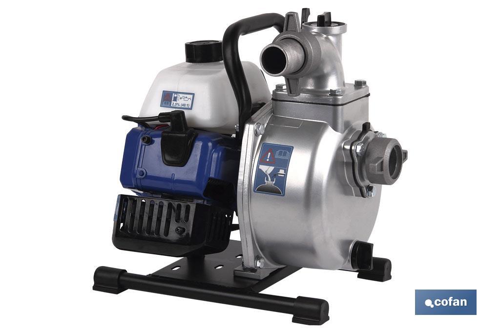 MOTOBOMBA REACONDICIONADO GASOLINA 40,2CC ENTRADA Y SALIDA 1,5" MODELO NEVADA
