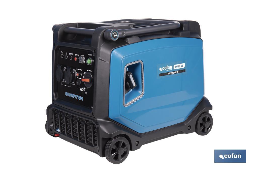 GENERADOR INVERTER MODELO DALLAS 223 CC 4,5 Kw 2 SALIDAS AC 1 DC