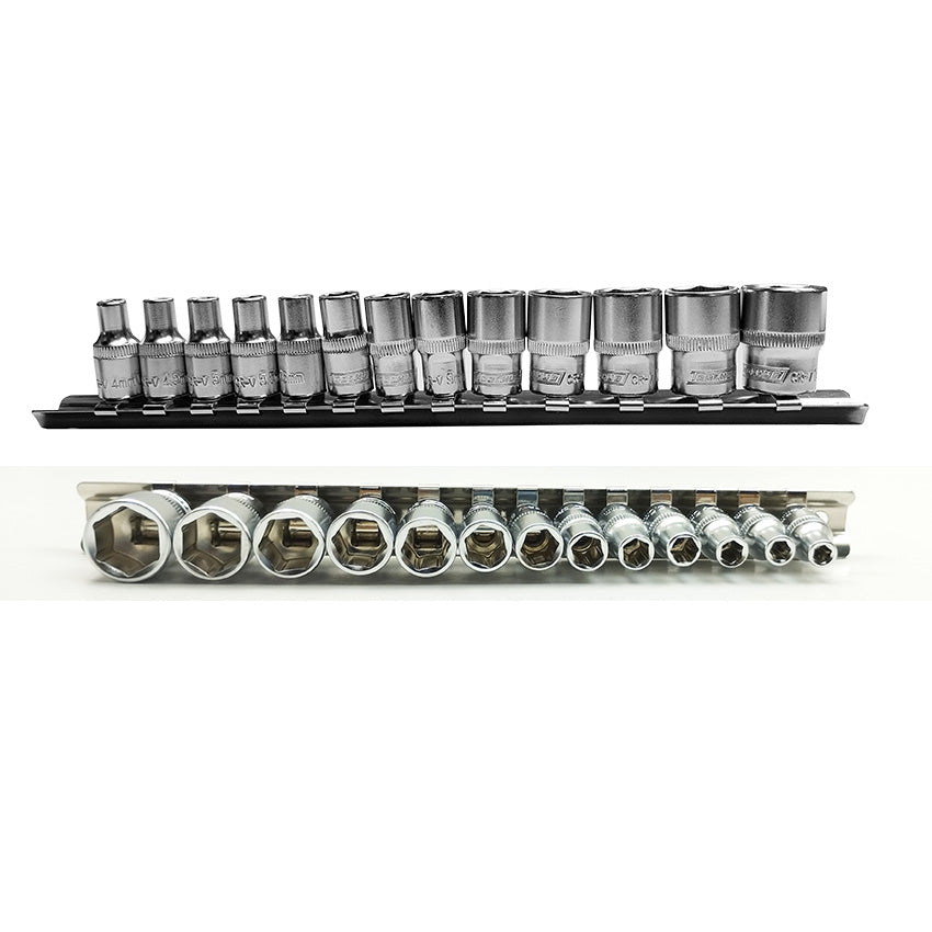 Pack Oferta Toolhub — Carraca Extensible 1/4" con Vasos 13 PZS