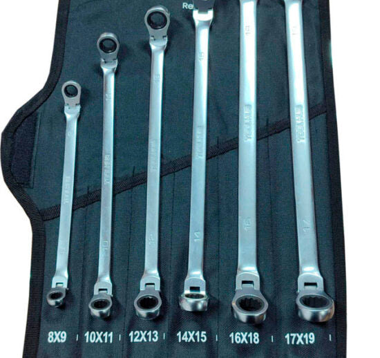 Pack Oferta Toolhub — Juego Carracas Doble Cabeza Flexible 6 PZS