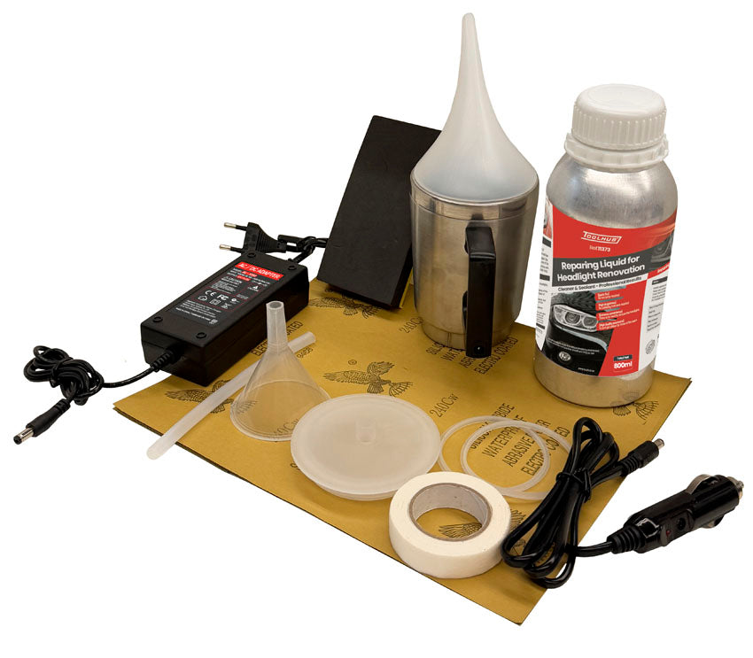 Pack Oferta Toolhub — Restaurador de Faros Atomizador Polímero