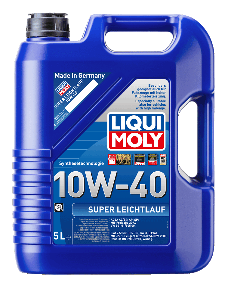 Liqui Moly Super Leichtlauf 10W-40 — Aceite Motor Semisintético