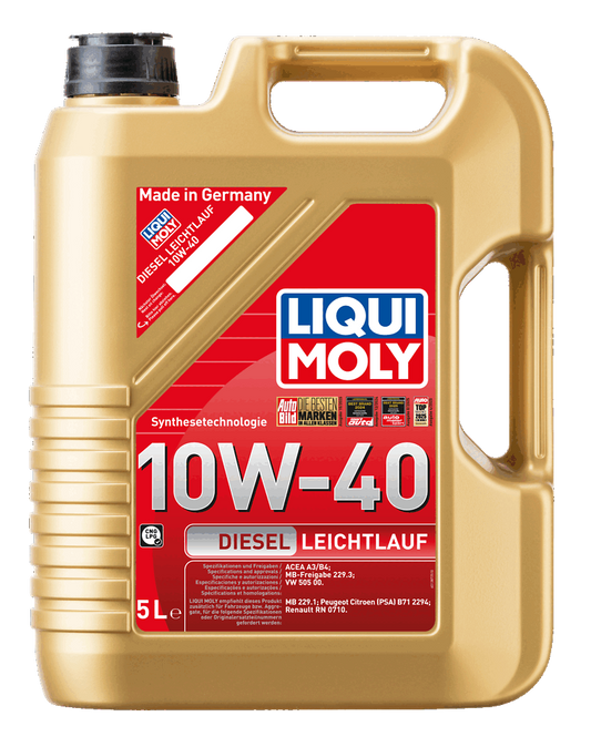Liqui Moly Diesel Leichtlauf 10W-40 — Aceite Motor Diésel Semisintético