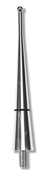 Antena Aluminio Plata 9 cm