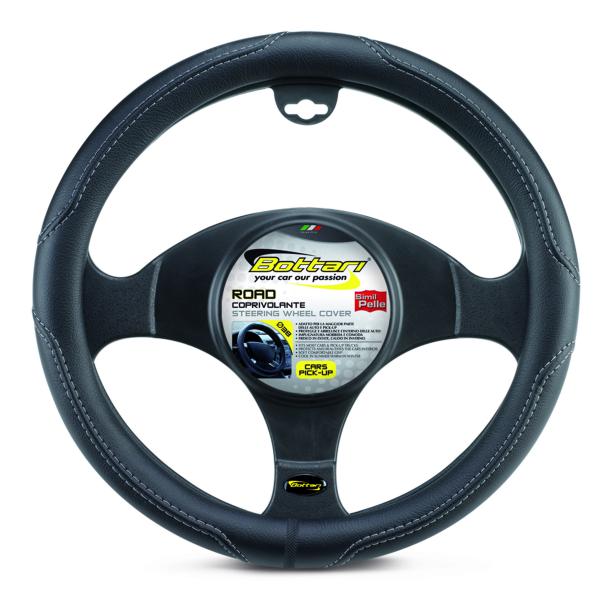 Cubrevolante Negro/Gris Road 38 cm