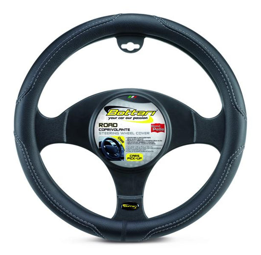 Cubrevolante Negro/Gris Road 38 cm