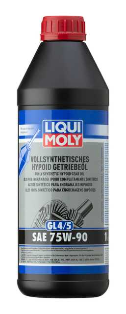Liqui Moly Aceite Caja GL4/GL5 SAE 75W-90 — Caja Manual y Diferencial Sintético