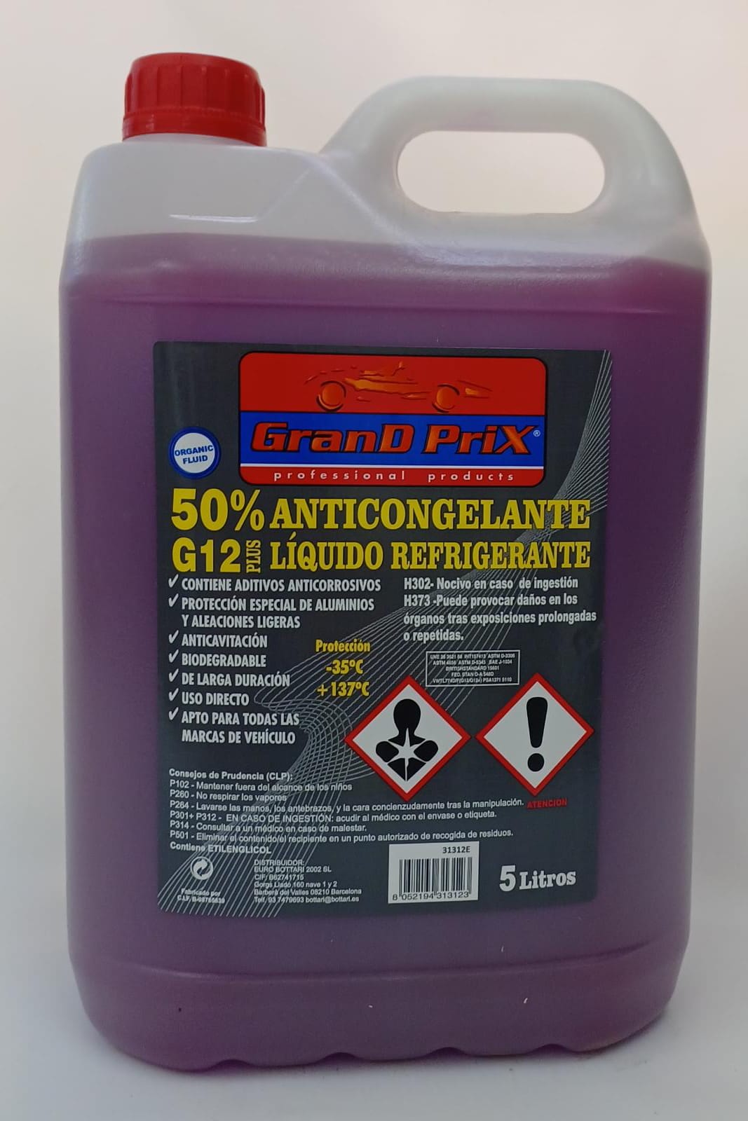 Anticongelante 50% G12 5 L