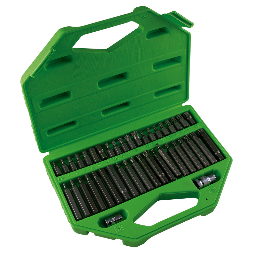 Maletín 42 Piezas Vasos de 12 y 6 Cantos y Torx