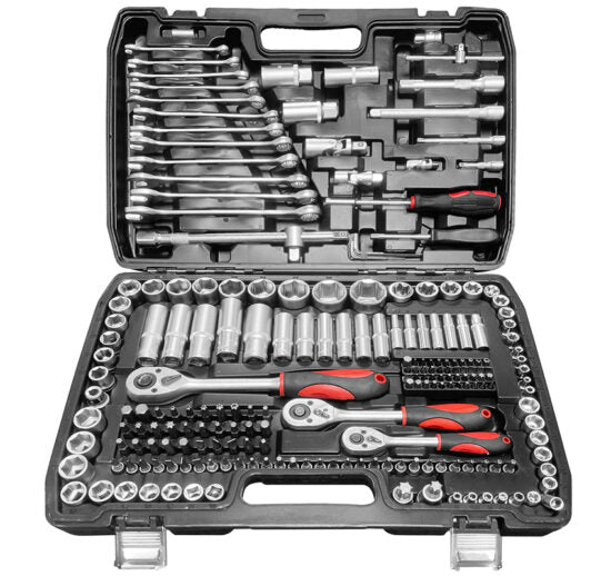 Pack Oferta Toolhub — Juego Autoclé 1/4"-1/2"-3/8" 216 PZS