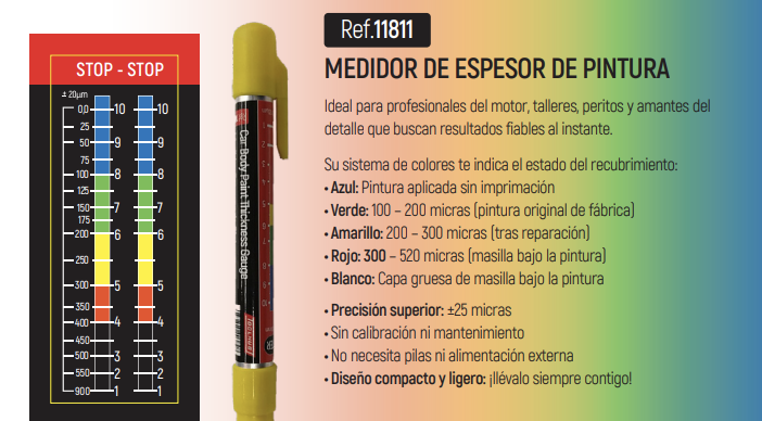 Pack Oferta Toolhub — Medidor de Espesor de Pintura
