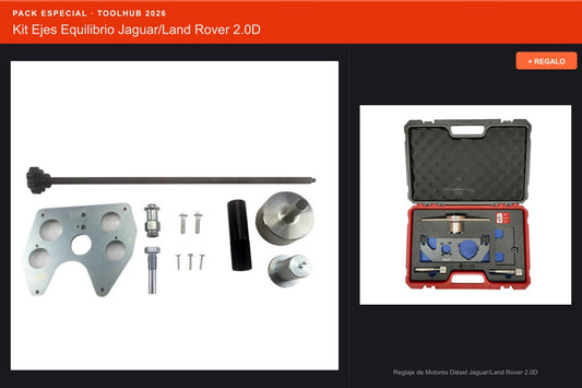 Pack Oferta Toolhub — Kit Ejes Equilibrio Jaguar/Land Rover 2.0D