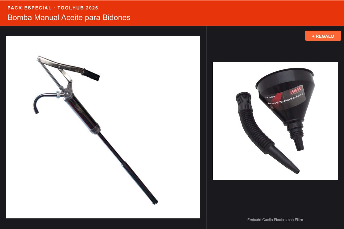 Pack Oferta Toolhub — Bomba Manual Aceite para Bidones