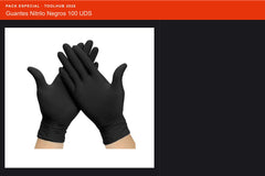 Pack Oferta Toolhub — Guantes Nitrilo Negros 100 UDS
