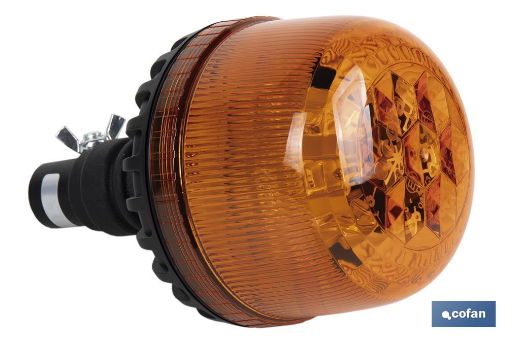 LUZ LED ESTACIONARIA DESTELLANTE ECE R65 SOPORTE 12/24V IP66