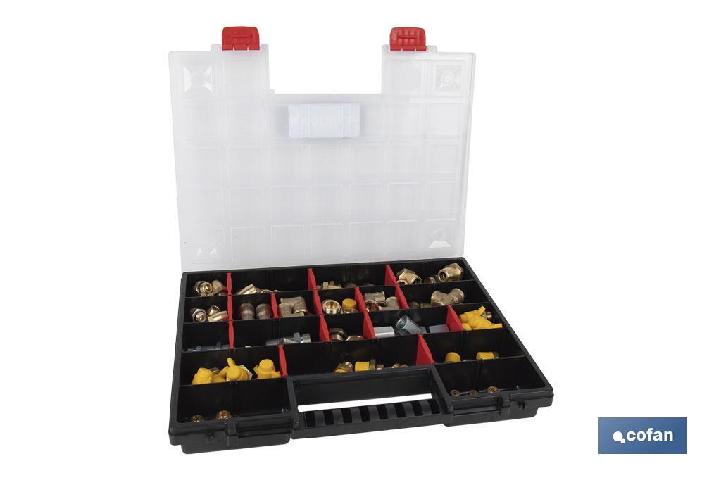 MALETIN RACORES METÁLICOS RAUFOSS 90 pcs