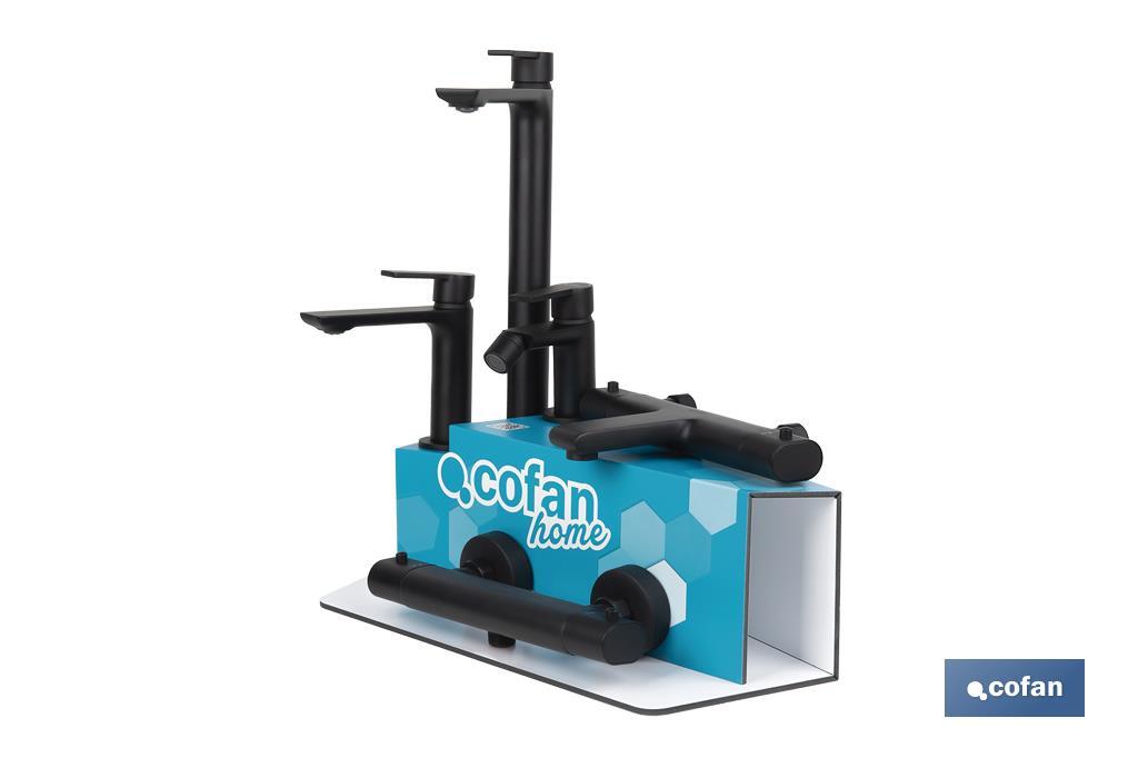 KIT DE GRIFERIA + EXPOSITOR MODELO KERCH