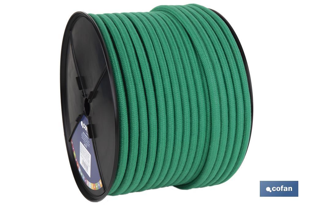 CARRETE ESCOTA NÁUTICA 8 MM 200 M VERDE