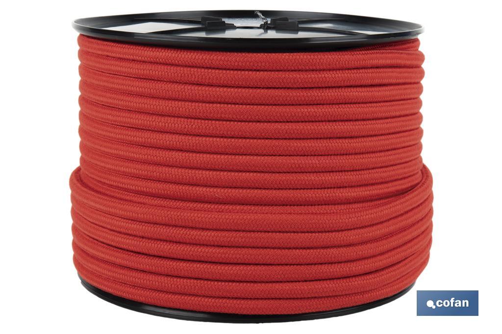 CARRETE ESCOTA NÁUTICA 8 MM 200 M ROJO