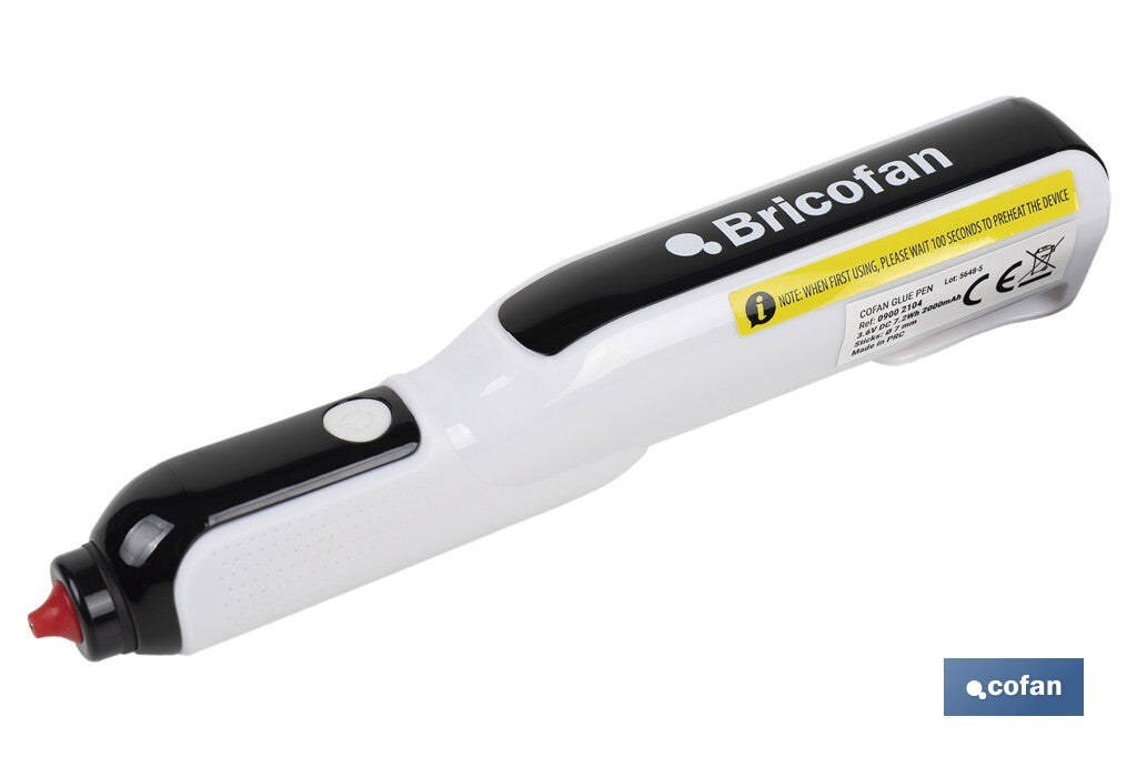COFAN GLUE PEN 3,6V 2Ah Ø7 MM