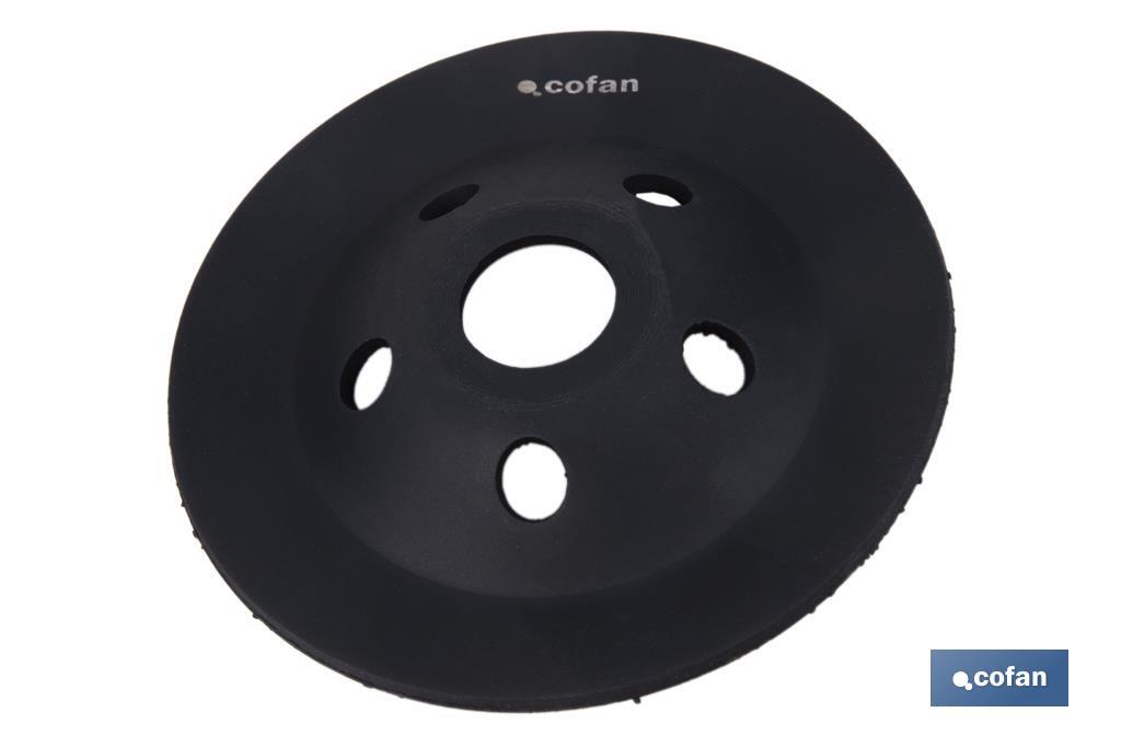 PLATO RECTIFICADOR CARBURO DE TUNGSTENO MULTIMATERIALES Ø115 X 22,23 GRANO MEDIO