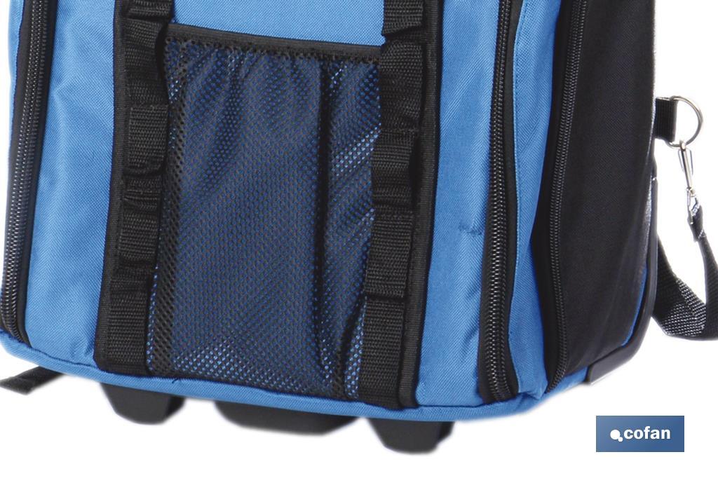 MOCHILA PORTAHERRAMIENTAS CON RUEDAS 35 x 20 x 55 CM