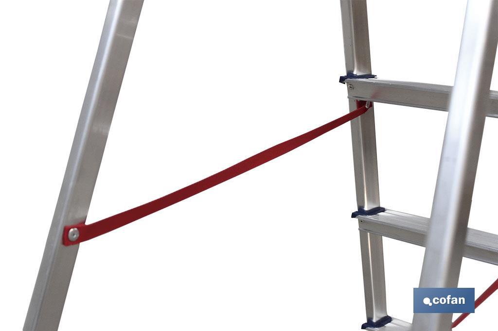 ESCALERA ALUMINIO 5 PELDAÑOS Y 1,13 M ALTURA ÚTIL